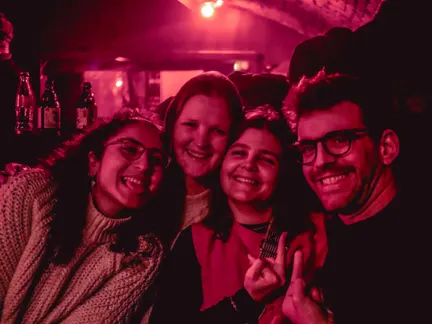 Soirée SLC 7 au Barrio, les copains